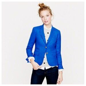 J. Crew cobalt blue schoolboy blazer (size 4)